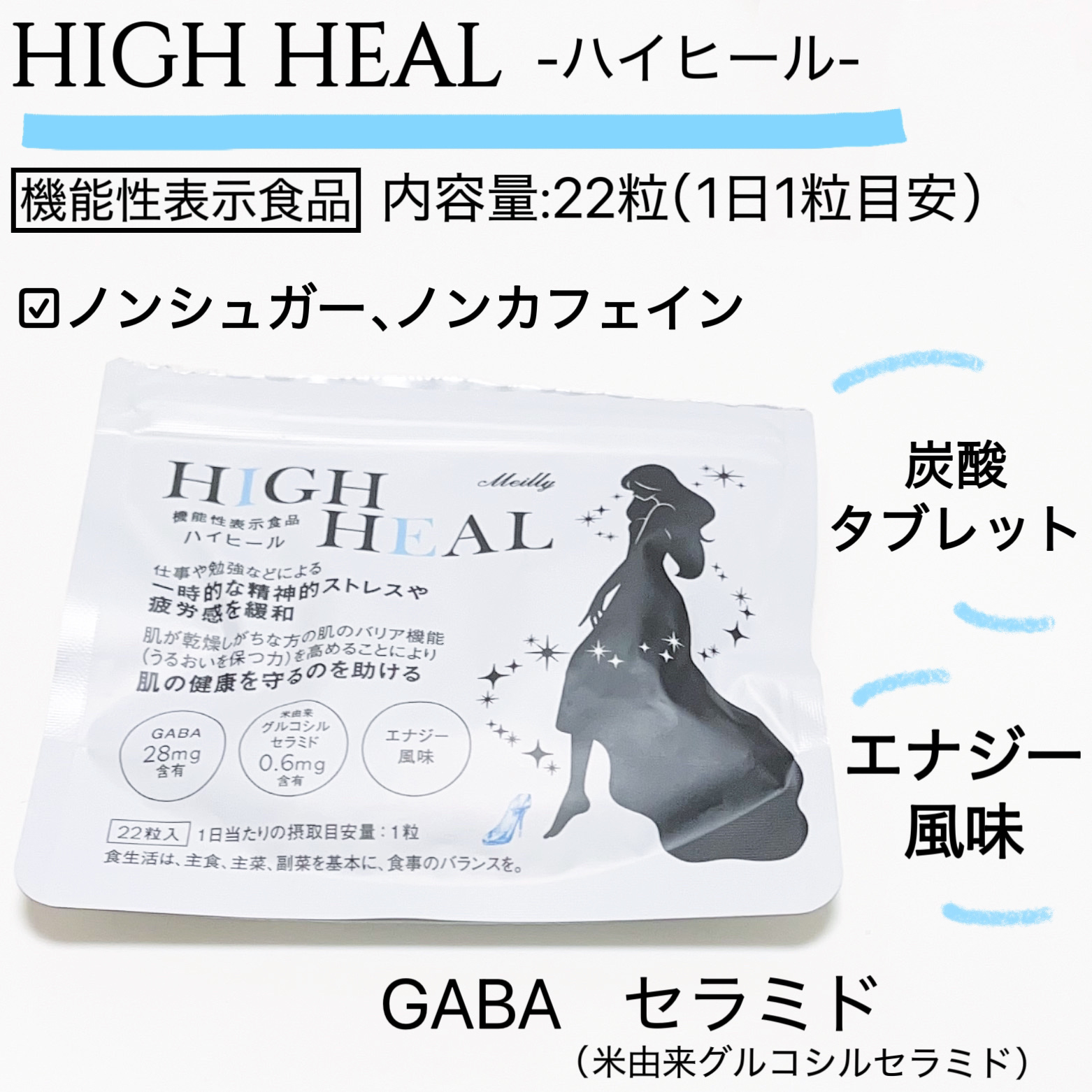 HIGH HEAL/Meilly/美容サプリメントを使ったクチコミ（2枚目）