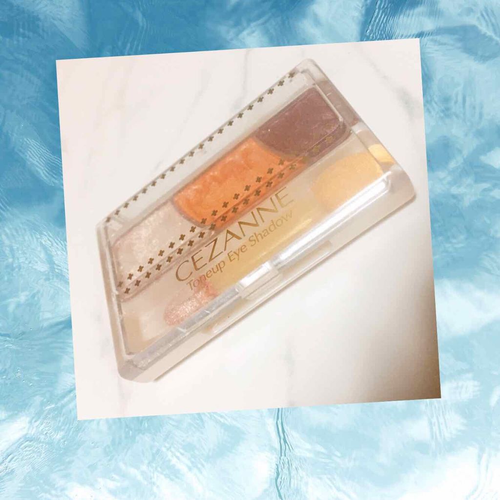トーンアップアイシャドウ/CEZANNE/アイシャドウパレットを使ったクチコミ(1枚目)
