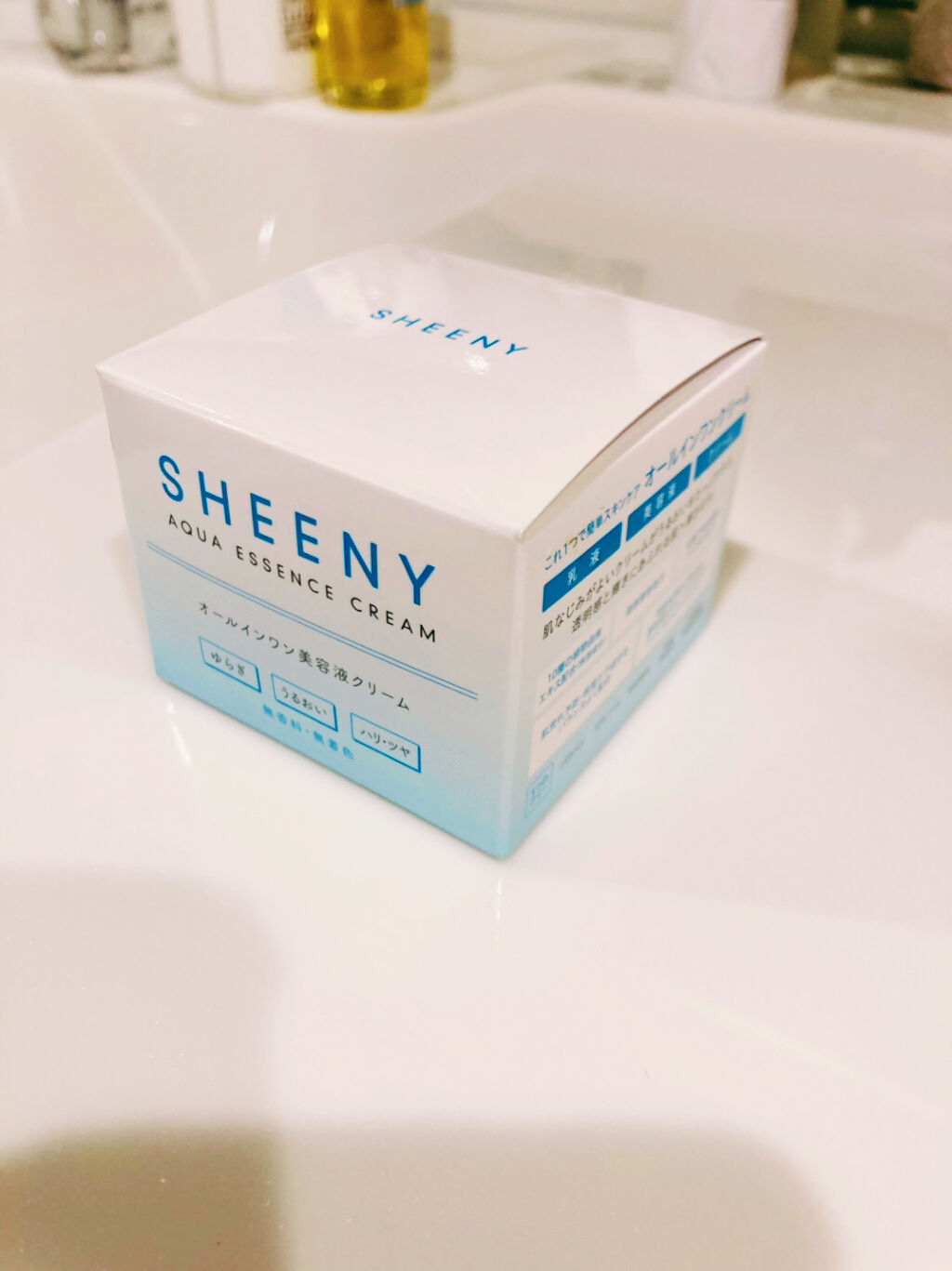 アクアエッセンスクリーム/SHEENY/フェイスクリームを使ったクチコミ（3枚目）