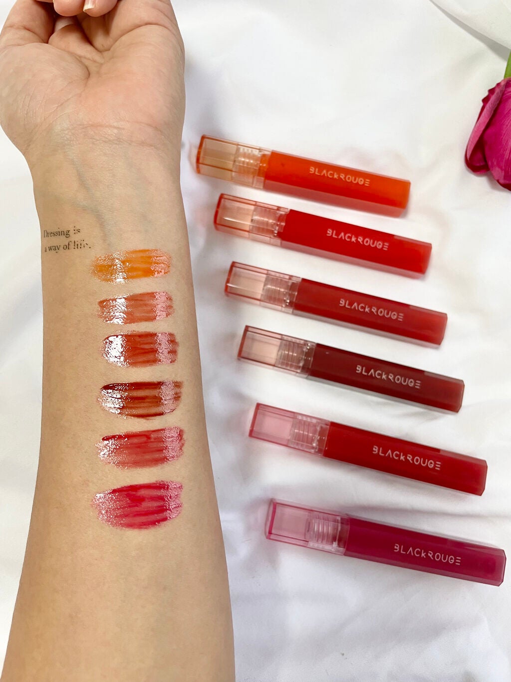 しほたろ on LIPS 「BlackRougeさんのハーフアンドハーフウォーターグロウテ..」(1枚目)