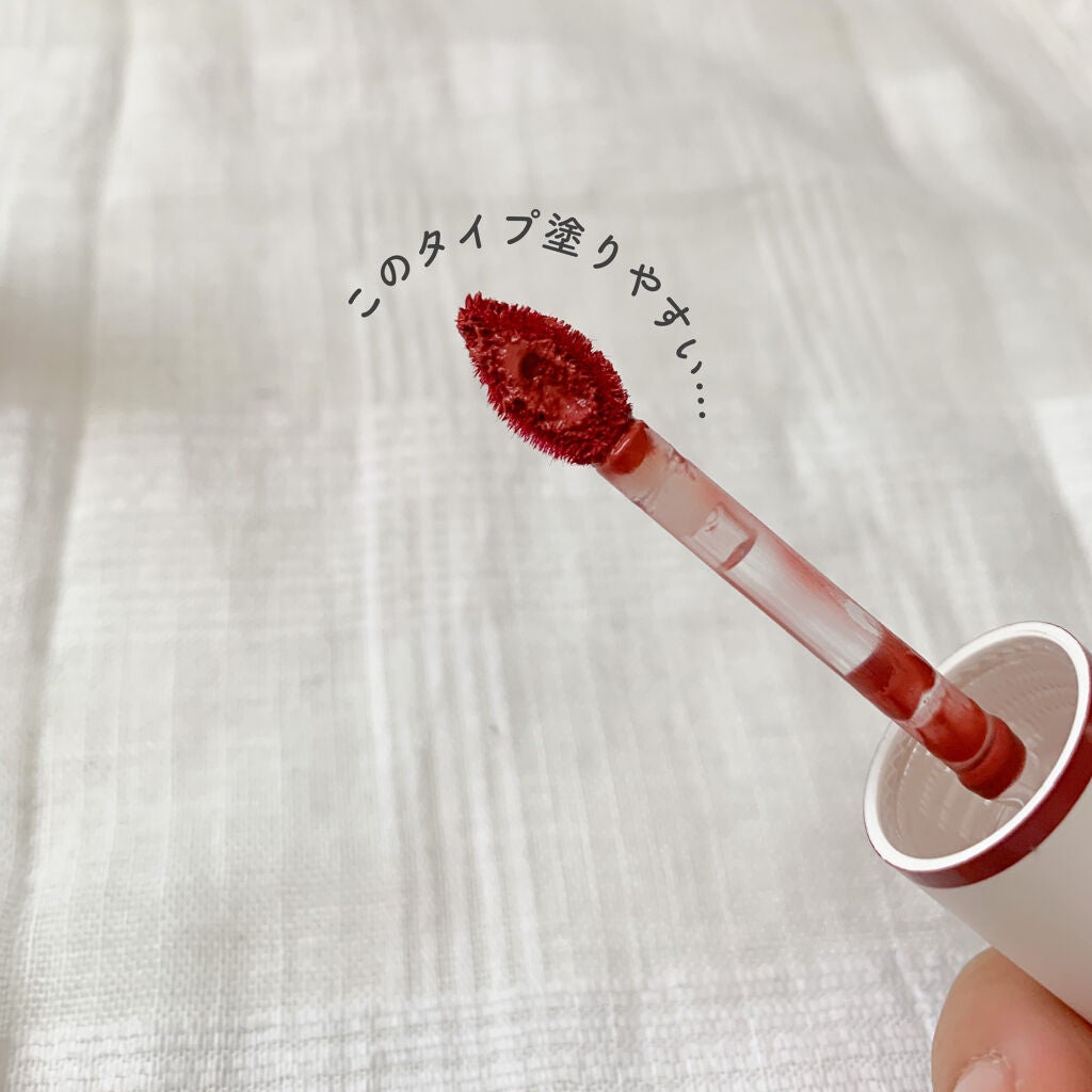 バイフラワー トリプルボリュームティント/ネイチャーリパブリック/口紅を使ったクチコミ(4枚目)