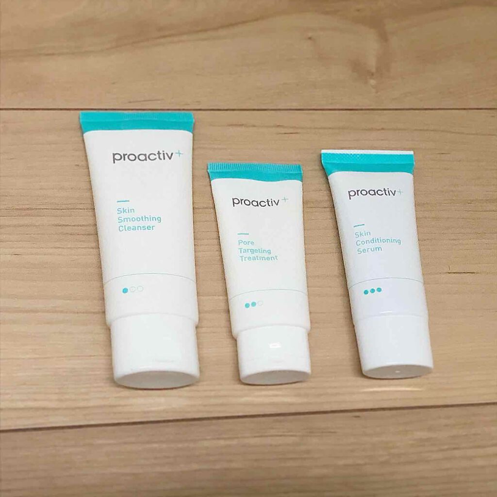 薬用3ステップセット30日サイズ/プロアクティブ/トライアルキットを使ったクチコミ(1枚目)