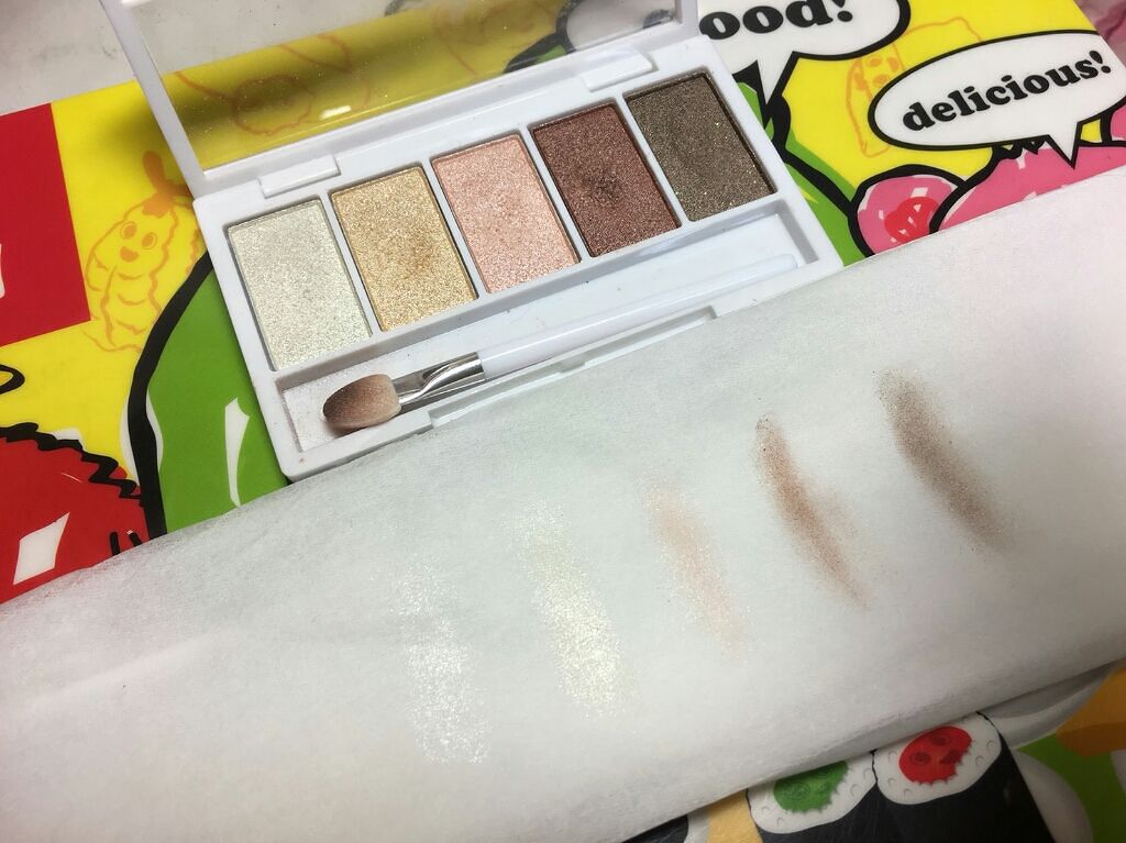 エルファー グリッターアイシャドウ/DAISO/アイシャドウパレットを使ったクチコミ(3枚目)