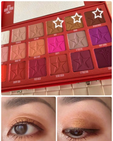 BLOOD SUGAR Eyeshadow Palette/Jeffree Star Cosmetics/アイシャドウパレットを使ったクチコミ（1枚目）