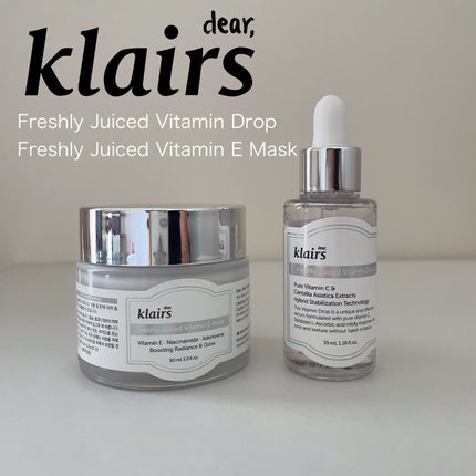 フレッシュリージュースドビタミンドロップ(35ml)/Klairs/美容液を使ったクチコミ(1枚目)