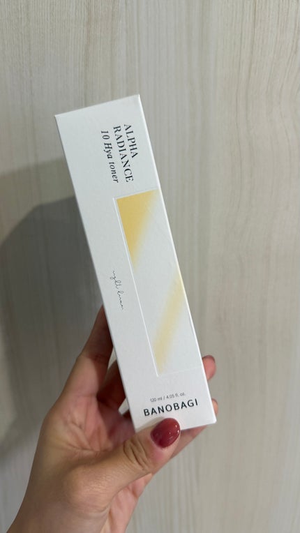 アルファラディアンス10ヒヤトナー/BANOBAGI/化粧水を使ったクチコミ(1枚目)