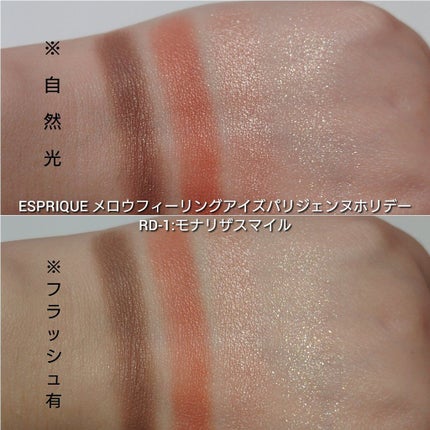 メロウ フィーリング アイズ パリジェンヌ ホリデー /ESPRIQUE/アイシャドウパレットを使ったクチコミ(4枚目)