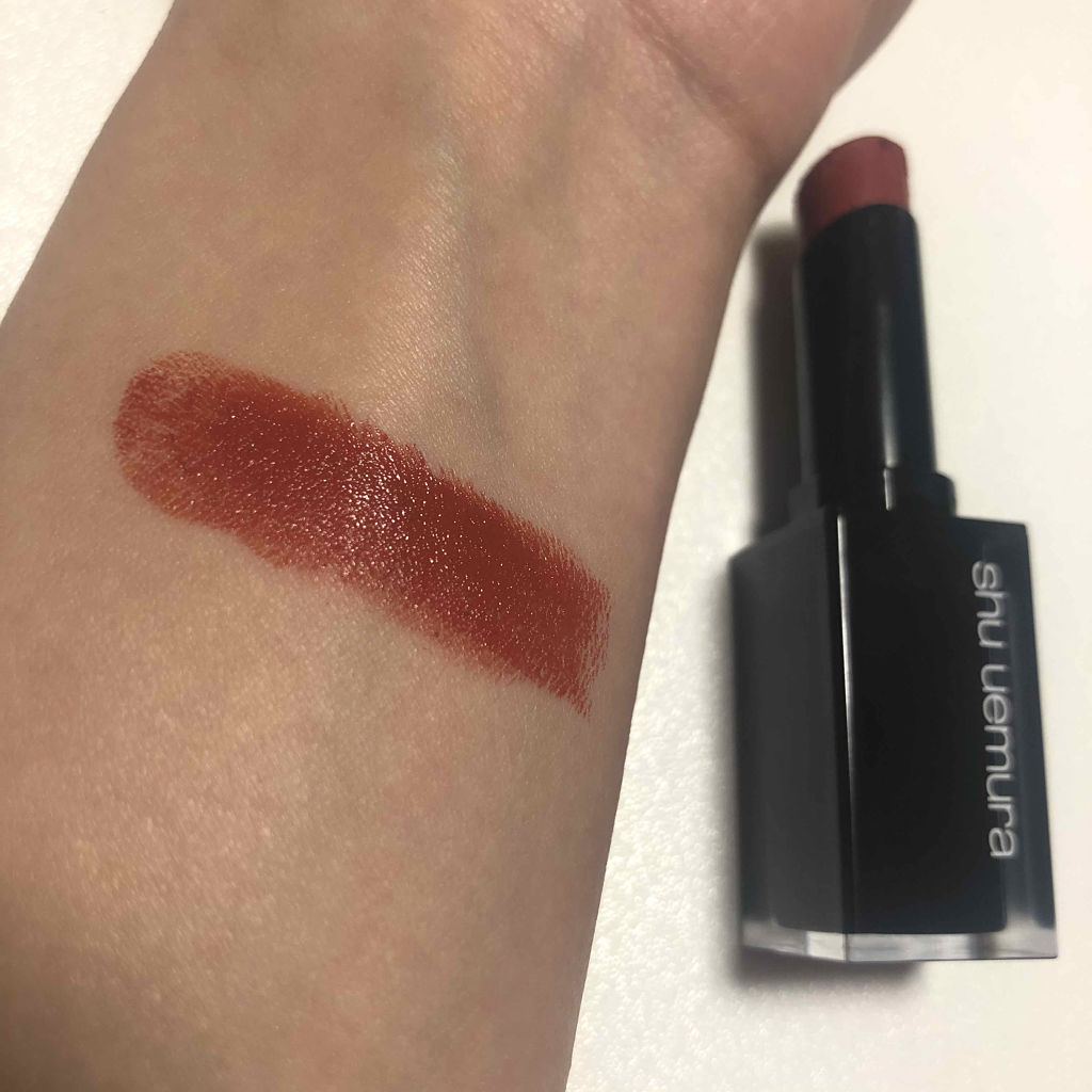 ルージュ アンリミテッド アンプリファイド/shu uemura/口紅を使ったクチコミ（2枚目）