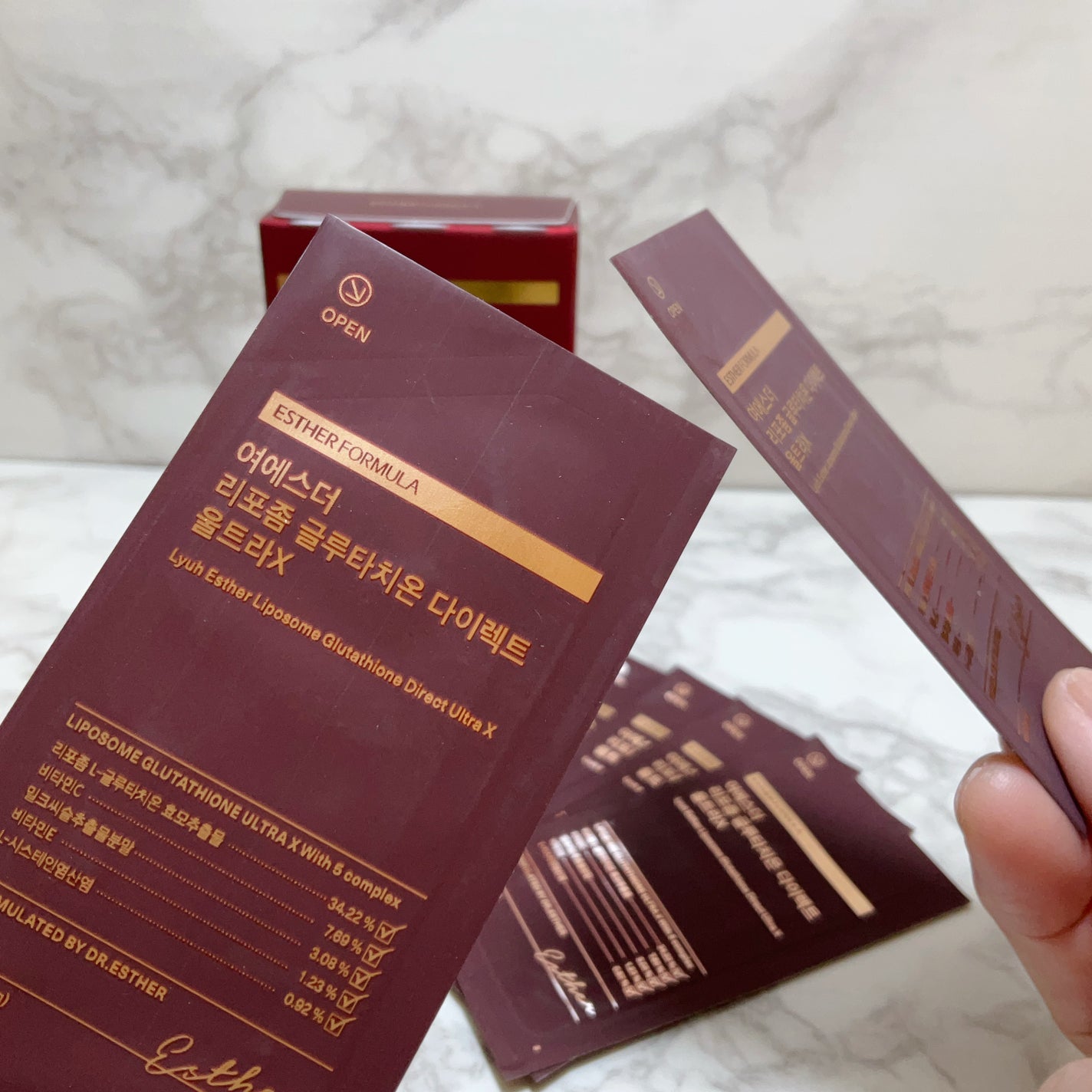 ヨエスターGLTダイレクトウルトラX/ESTHER FORMULA/美容サプリメントを使ったクチコミ(2枚目)