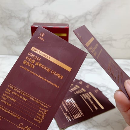 ヨエスターGLTダイレクトウルトラX/ESTHER FORMULA/美容サプリメントを使ったクチコミ(2枚目)