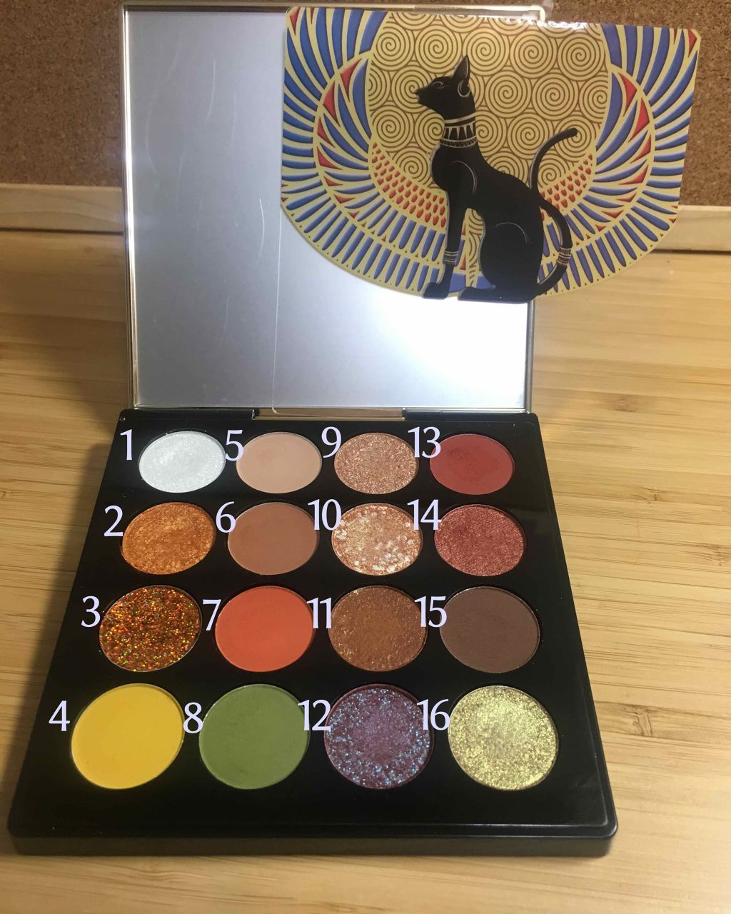 大英博物館 エジプトシリーズ アイシャドウパレット/ZEESEA/アイシャドウパレットを使ったクチコミ（2枚目）