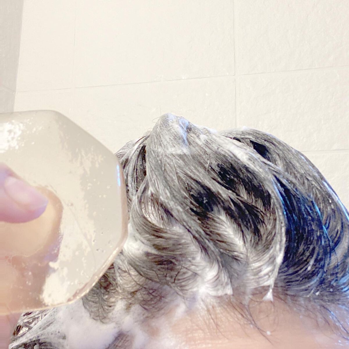 ピュアバー 和漢ハーブシャンプーバー モイスト/purebar/市販シャンプーを使ったクチコミ（3枚目）