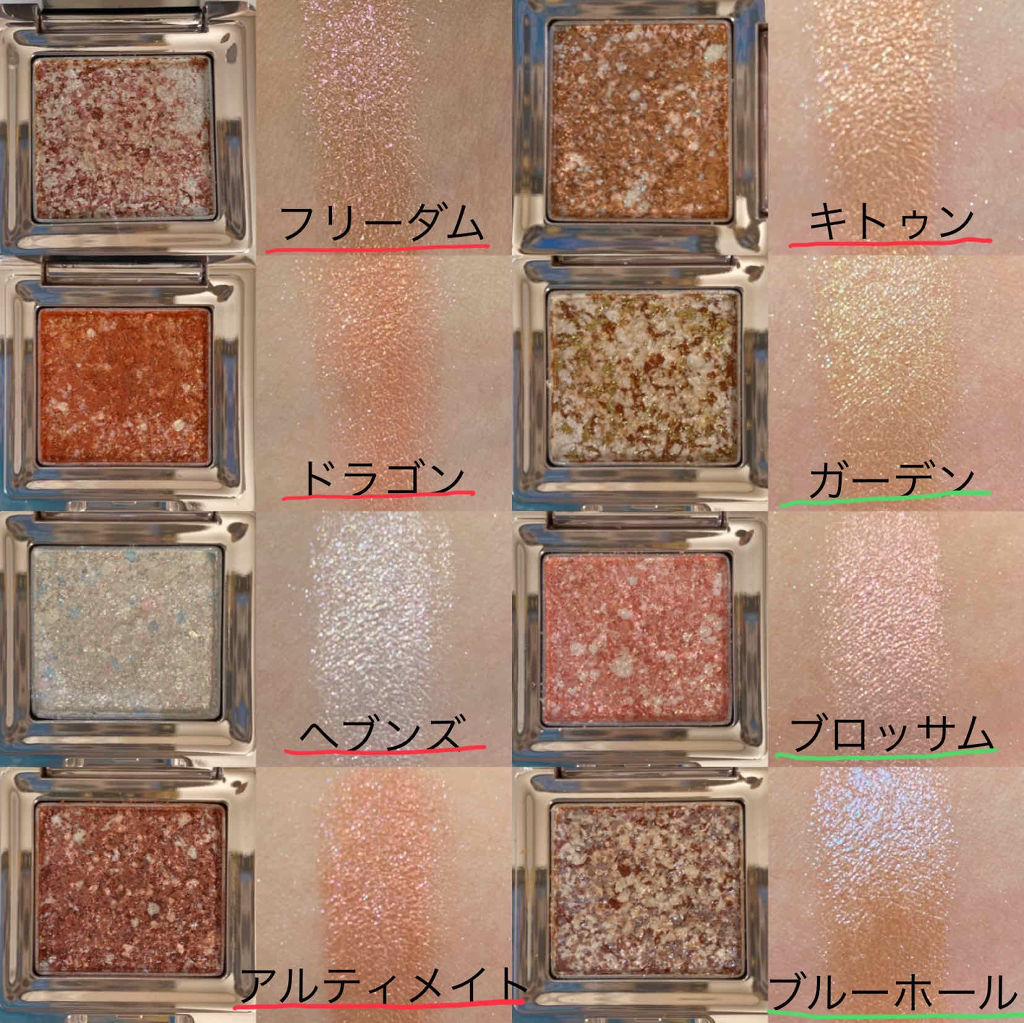 グリッタープリズム シャドウ/MISSHA/グリッターを使ったクチコミ（2枚目）