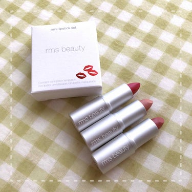 rms beauty ミニリップスティックセットのクチコミ「rms beauty - Mini Lipstick Set

先日義母からいただいたrms .....」（1枚目）