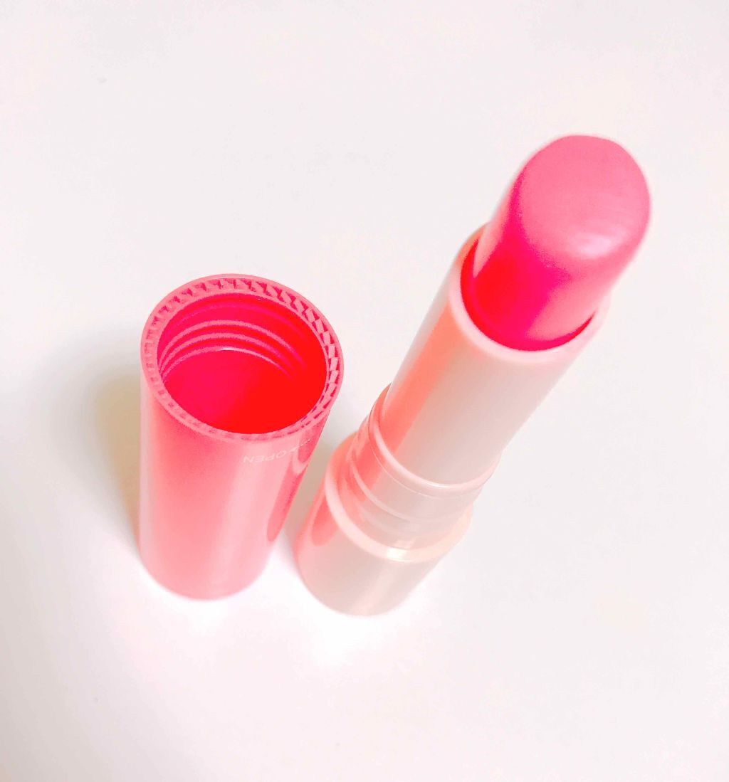 ETUDE シュガーティントバームのクチコミ「エチュードハウス シュガーティントバーム # 5 PK002です💓かなり保湿力がある🙆‍♀️！.....」（3枚目）