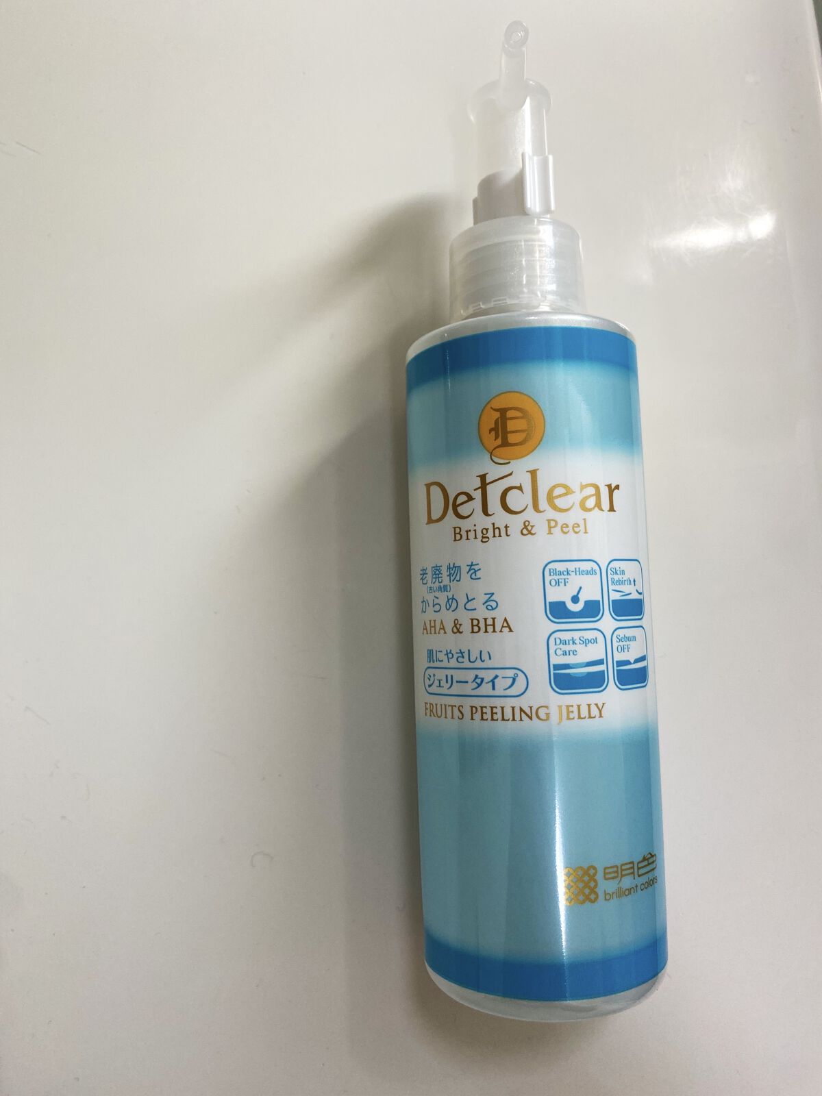 DETクリア ブライト＆ピール ピーリングジェリー＜無香料タイプ＞/Detclear/ピーリングを使ったクチコミ（1枚目）
