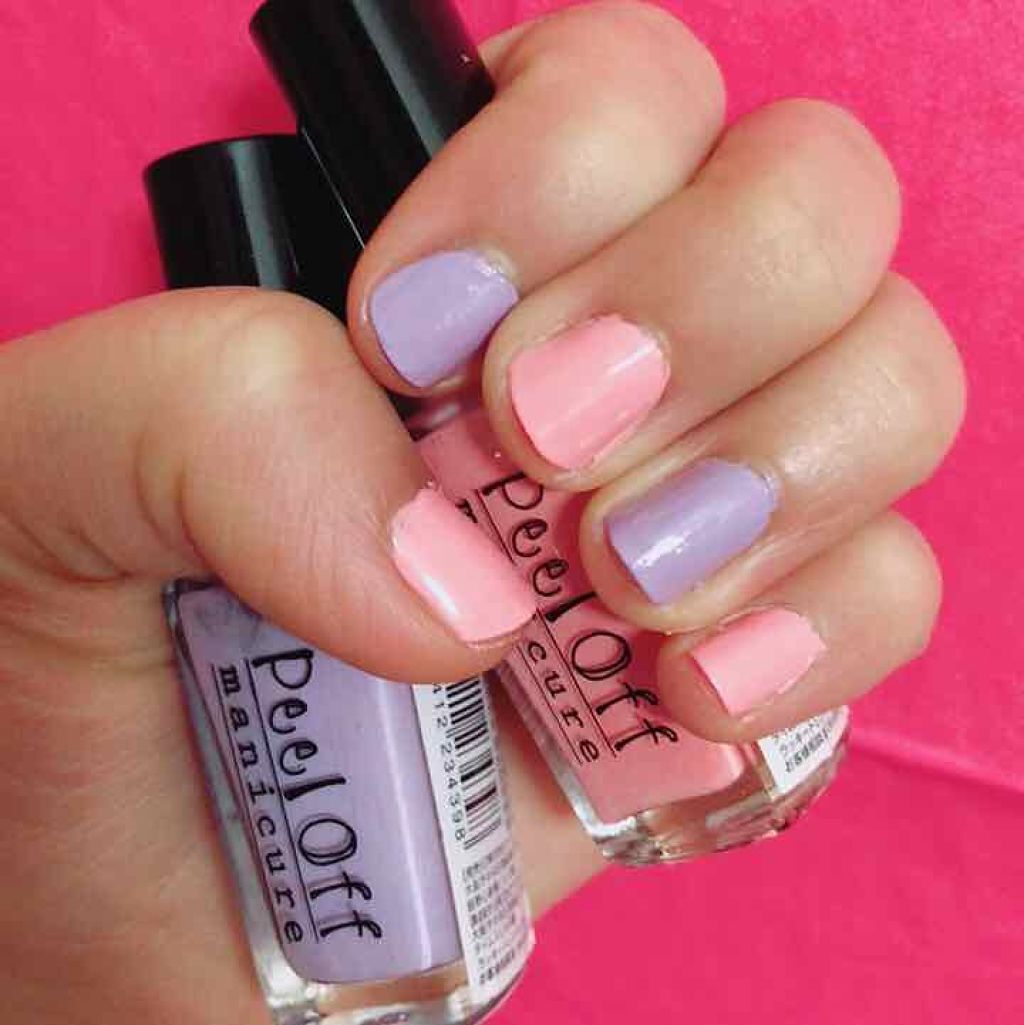 ピールオフマニキュア/キャンドゥ/マニキュアを使ったクチコミ(2枚目)