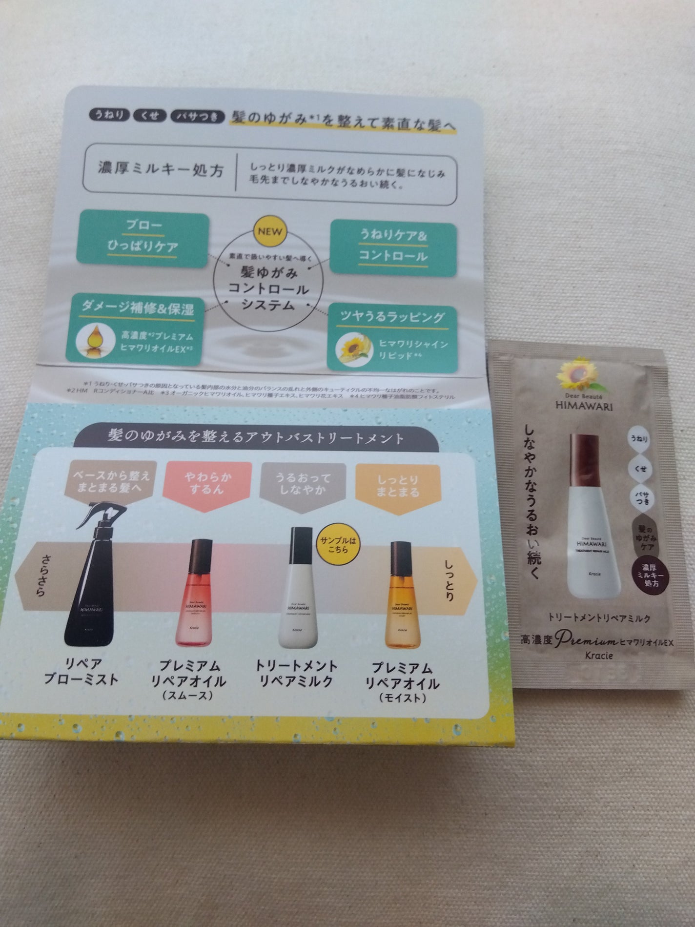 トリートメントリペアミルク/ディアボーテ/ヘアミルクを使ったクチコミ(2枚目)