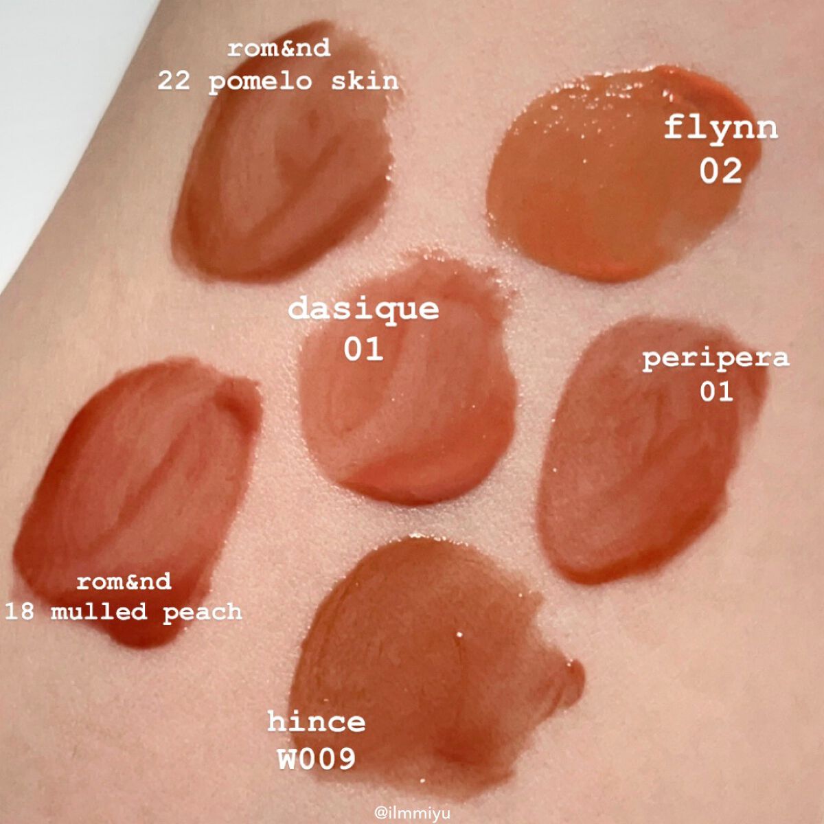 ジューシーラスティングティント/rom&nd/リップティントを使ったクチコミ(5枚目)