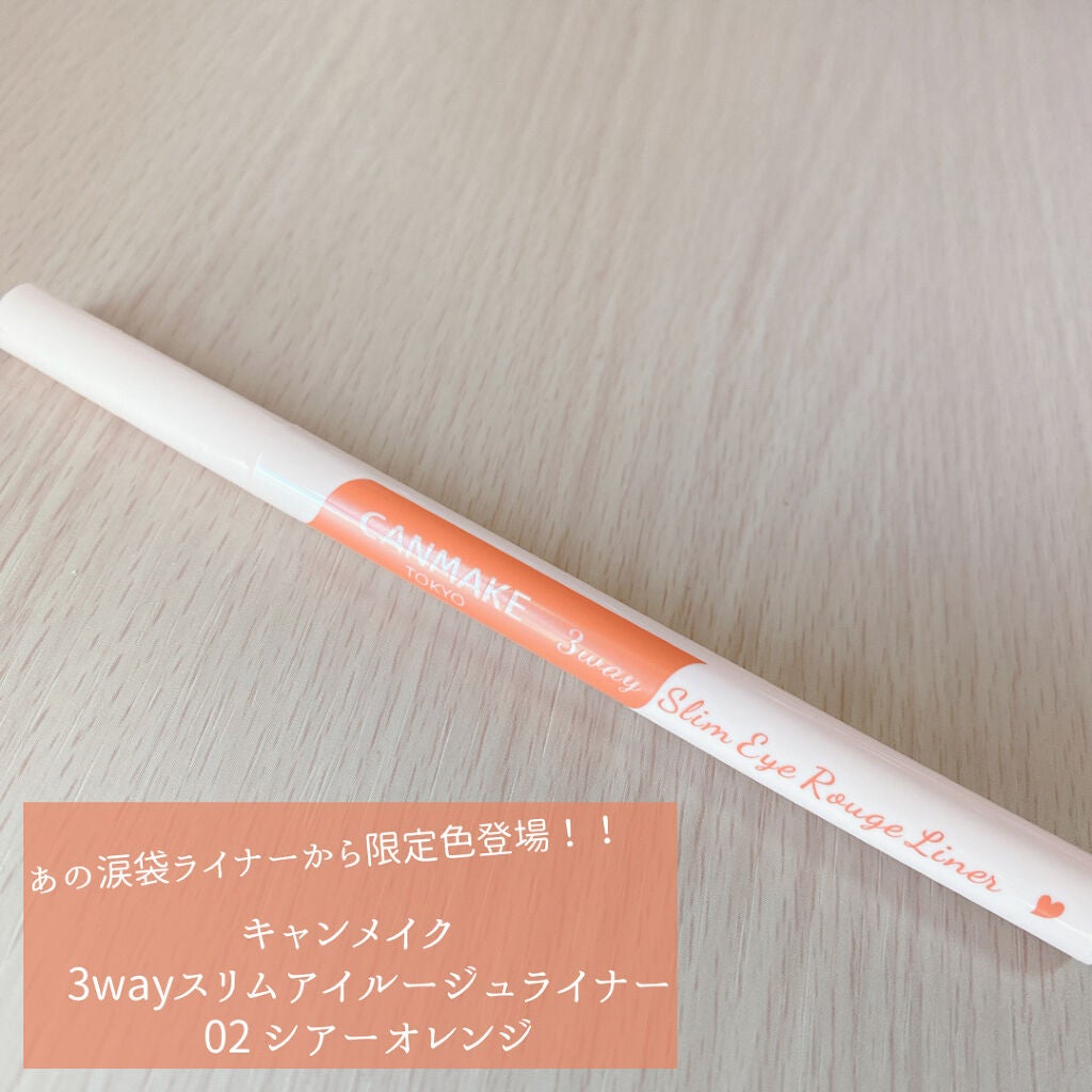 3wayスリムアイルージュライナー/キャンメイク/リキッドアイライナーを使ったクチコミ(1枚目)