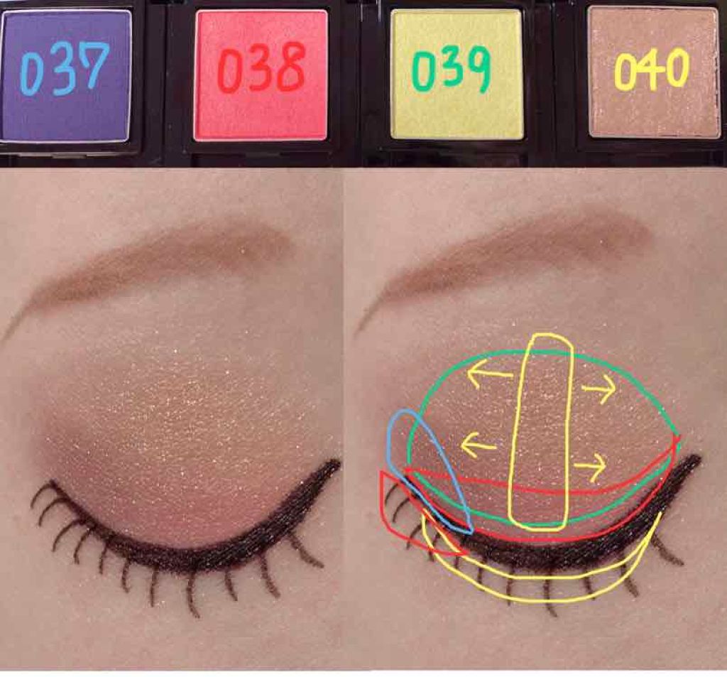 ヴィセ アヴァン シングルアイカラー/Visée/単色アイシャドウを使ったクチコミ（3枚目）