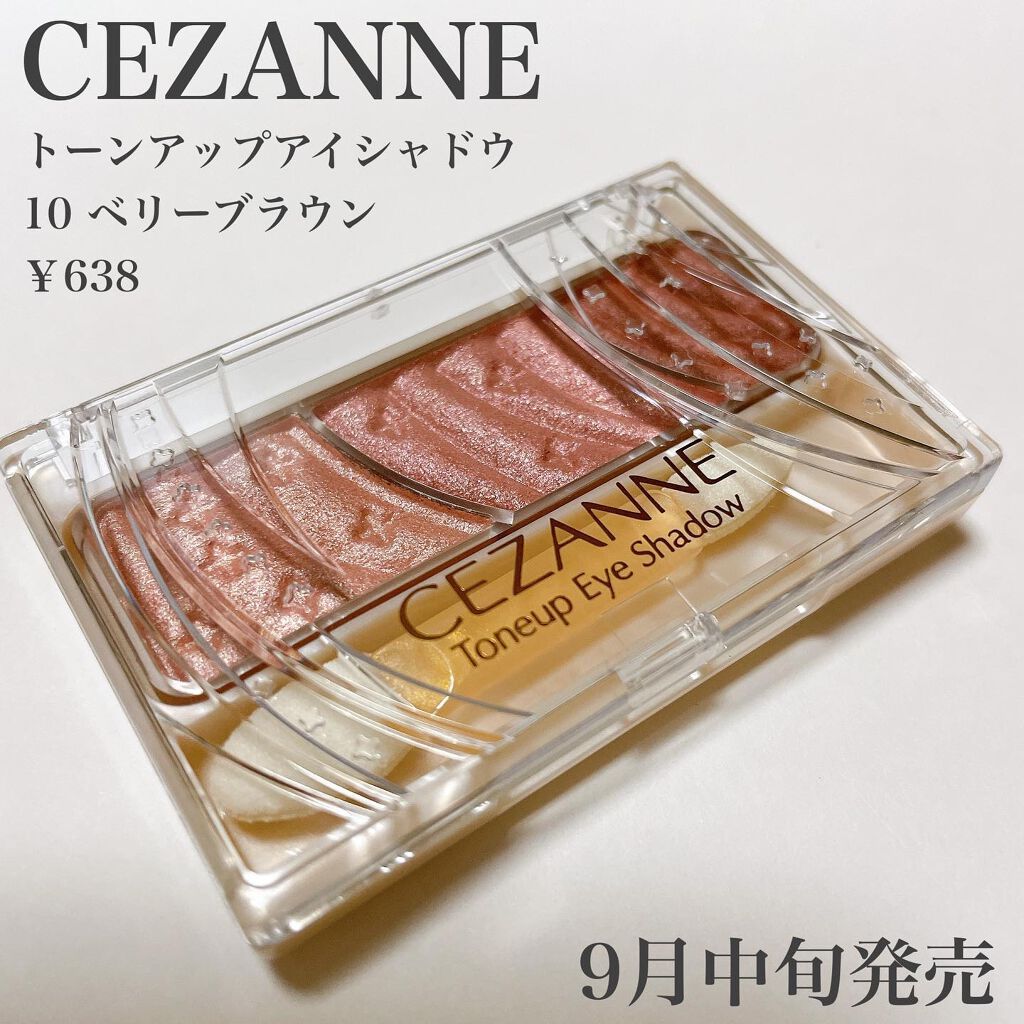 トーンアップアイシャドウ/CEZANNE/アイシャドウパレットを使ったクチコミ(2枚目)