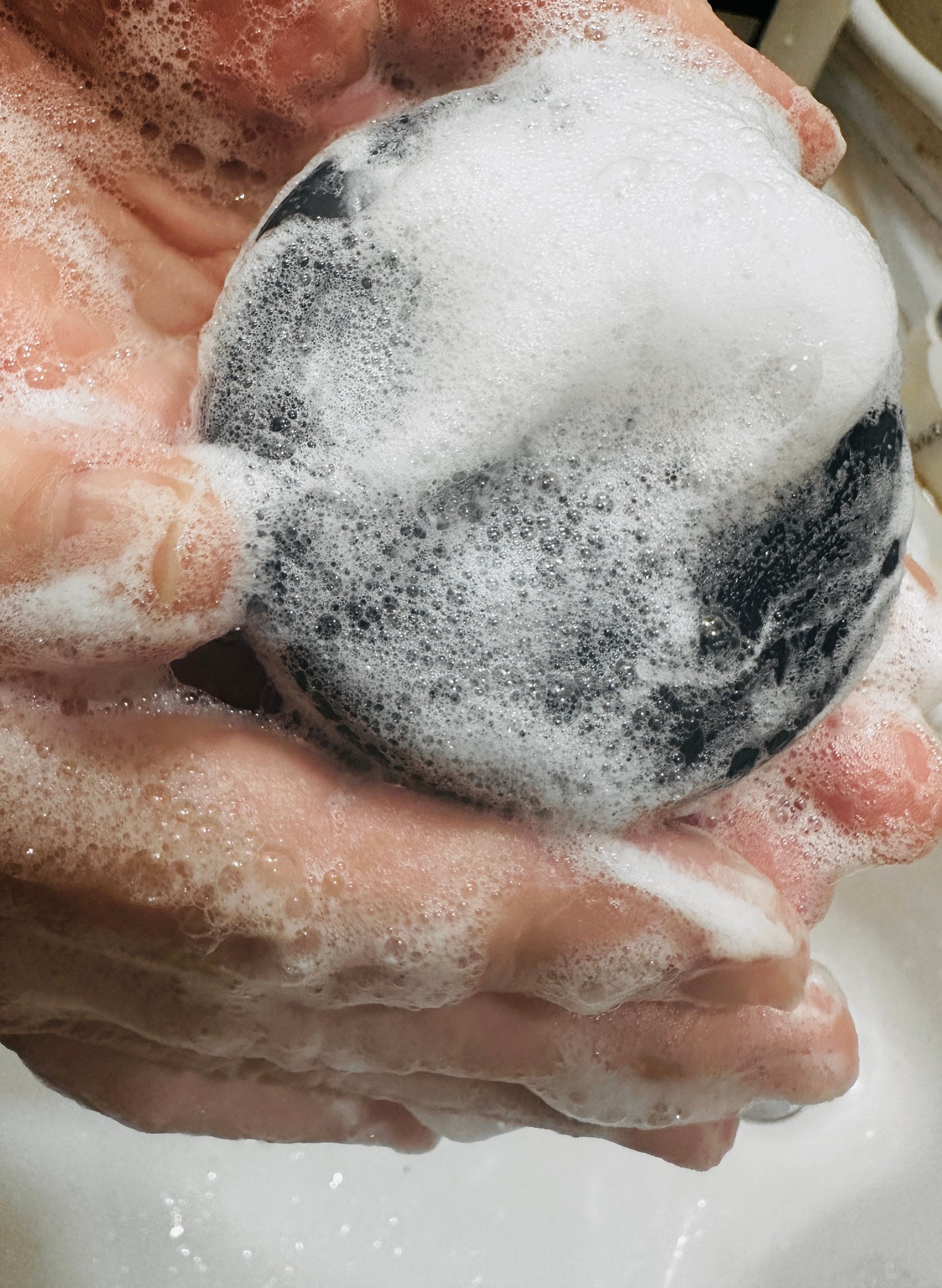 ツーインワン エターナルレーザーソープ リッチクレンジングウォッシュF/FUMMY REFACE/洗顔石鹸を使ったクチコミ(3枚目)