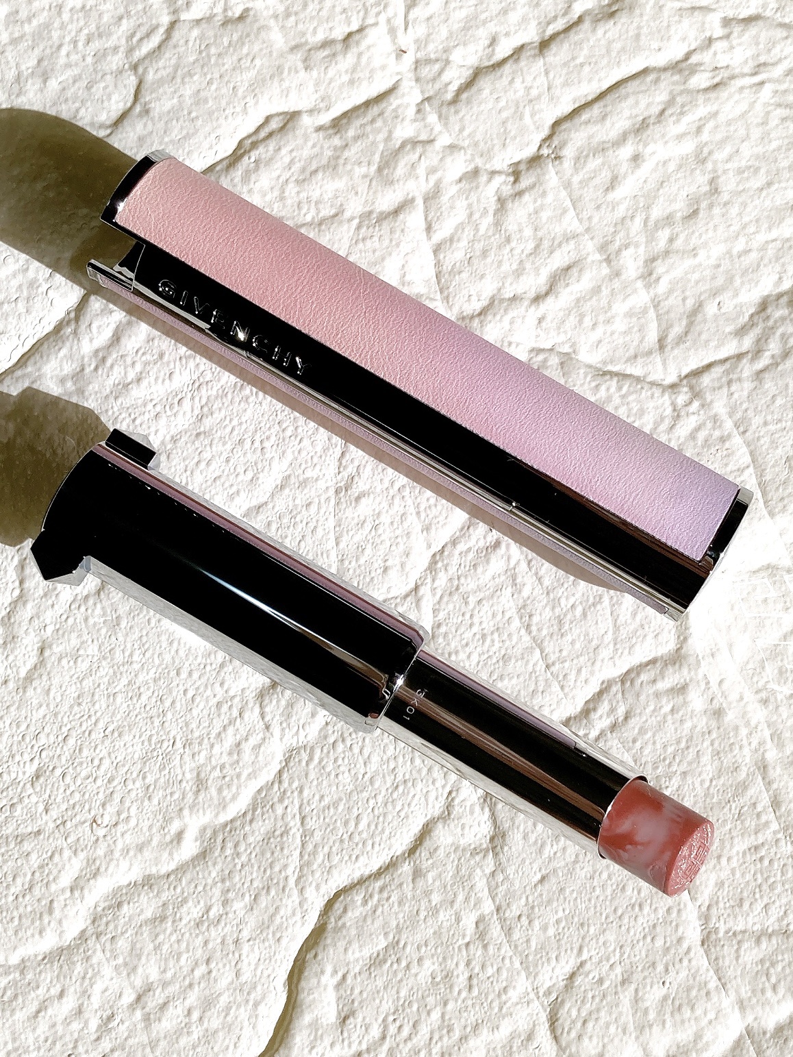 ローズ・パーフェクト No.204 ダスティ・ピンク（スプリングコレクション2024）/GIVENCHY/リップバームを使ったクチコミ（2枚目）