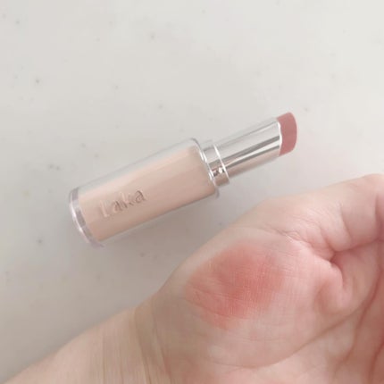 ボンディンググロウリップスティック/Laka/口紅を使ったクチコミ(3枚目)