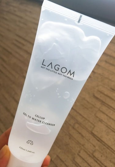 ラゴム ジェルトゥウォーター クレンザー(朝用洗顔)/LAGOM /洗顔フォームを使ったクチコミ（2枚目）