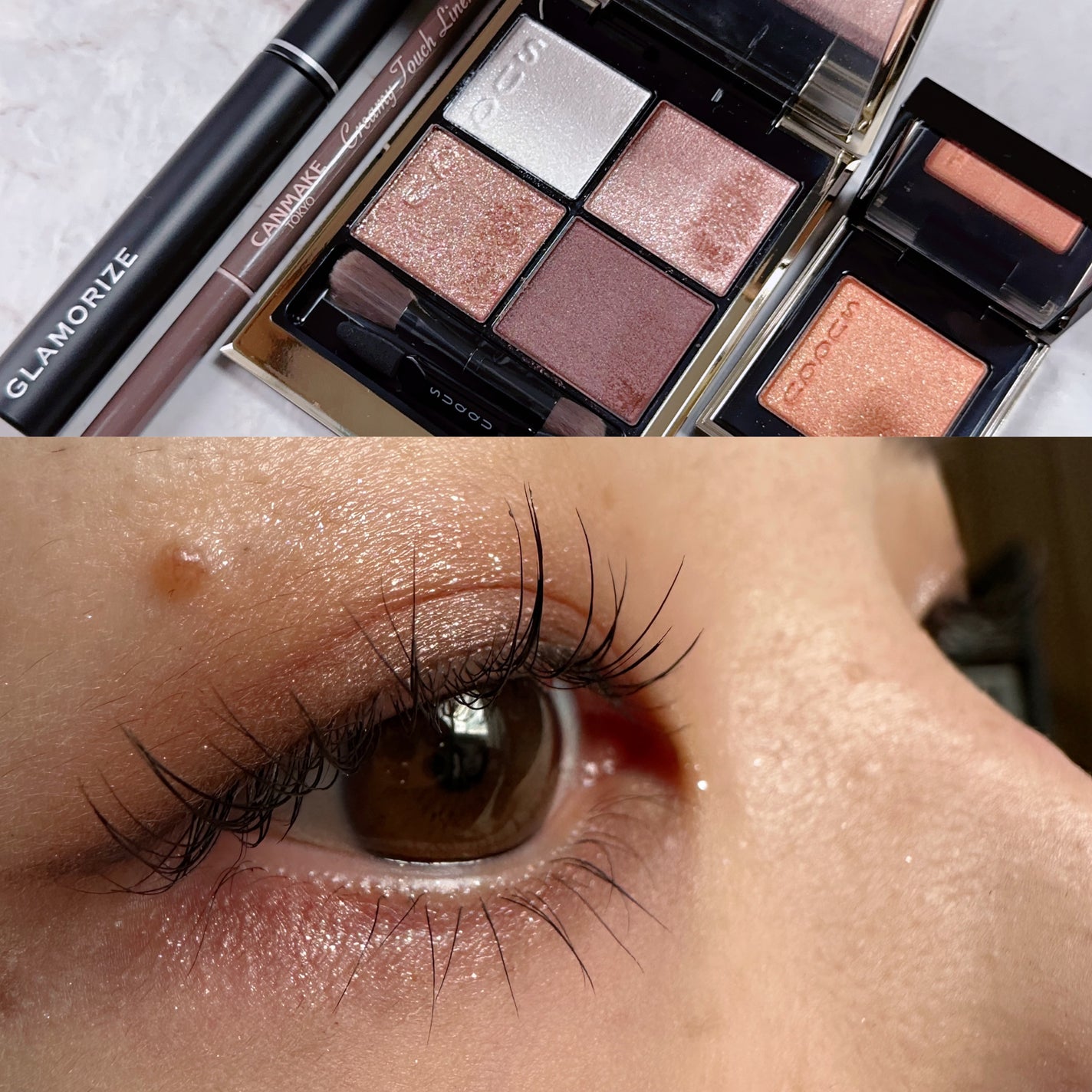 クリーミータッチライナー/キャンメイク/ジェルアイライナーを使ったクチコミ(1枚目)