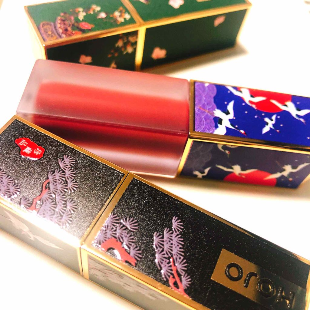 HOJO 锦瑟桃花绒情口红/HOJO/口紅を使ったクチコミ（2枚目）