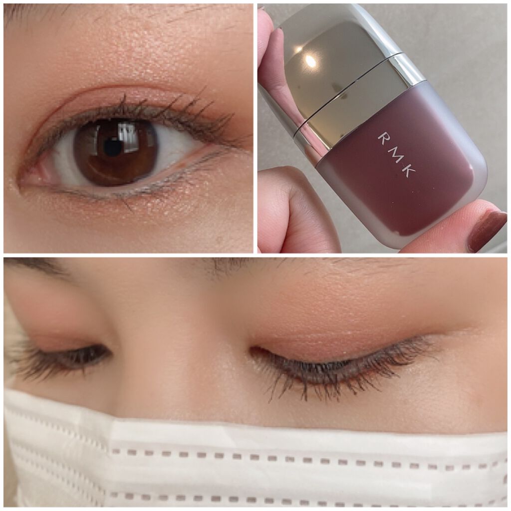 ストーンホイップアイズ 05 フェミニズム/RMK/リキッドアイシャドウを使ったクチコミ（2枚目）