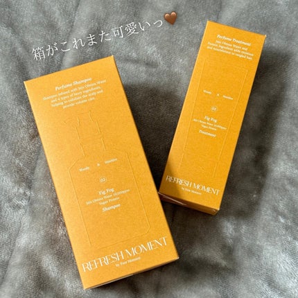 リフレッシュモーメントパフュームシャンプー/トリートメント Fig Fog/Free Moment /市販シャンプーを使ったクチコミ(10枚目)