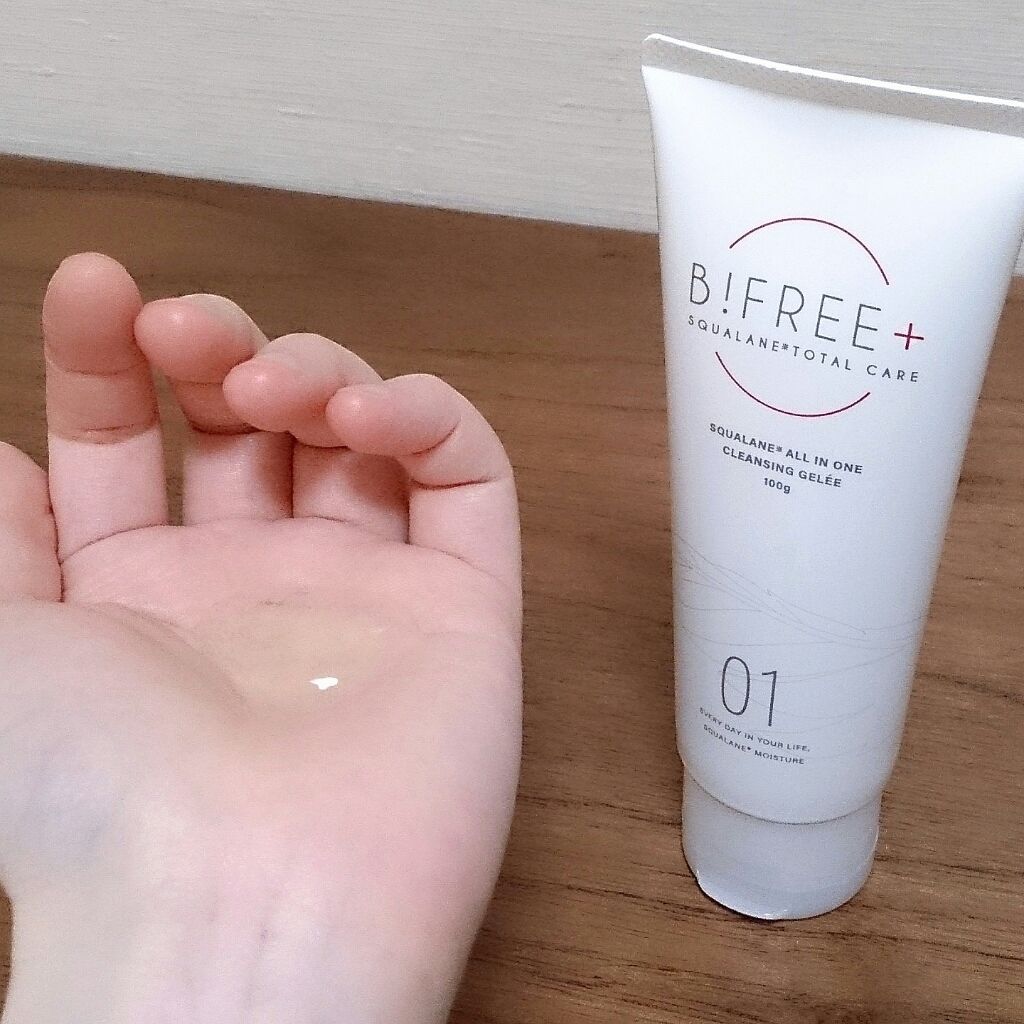 スクワランイン オールインワンクレンジングジュレ/B! FREE+ (ビーフリープラス)/クレンジングジェルを使ったクチコミ（1枚目）