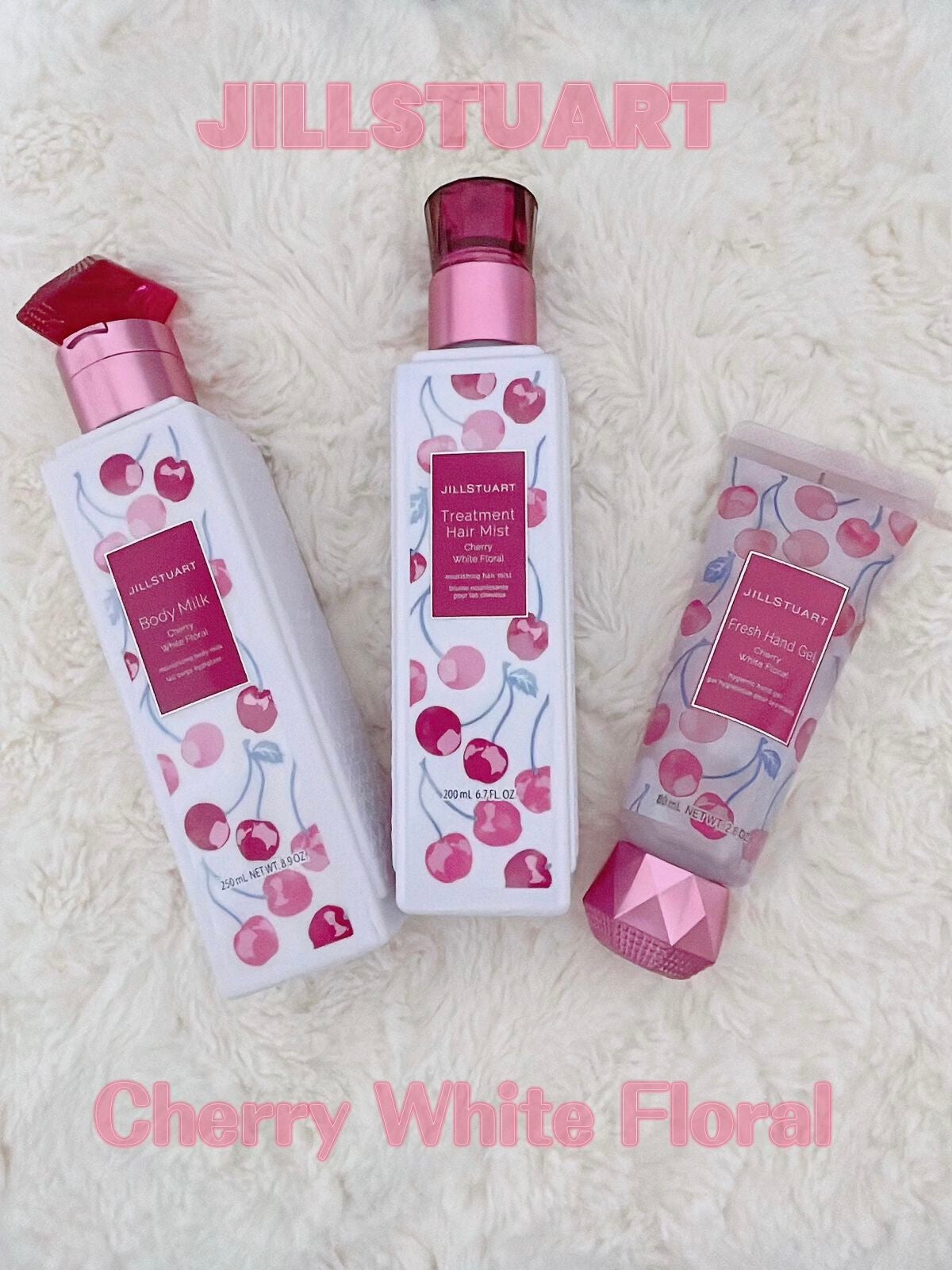 ボディミルク チェリー ホワイトフローラル/JILL STUART/ボディミルクを使ったクチコミ(1枚目)
