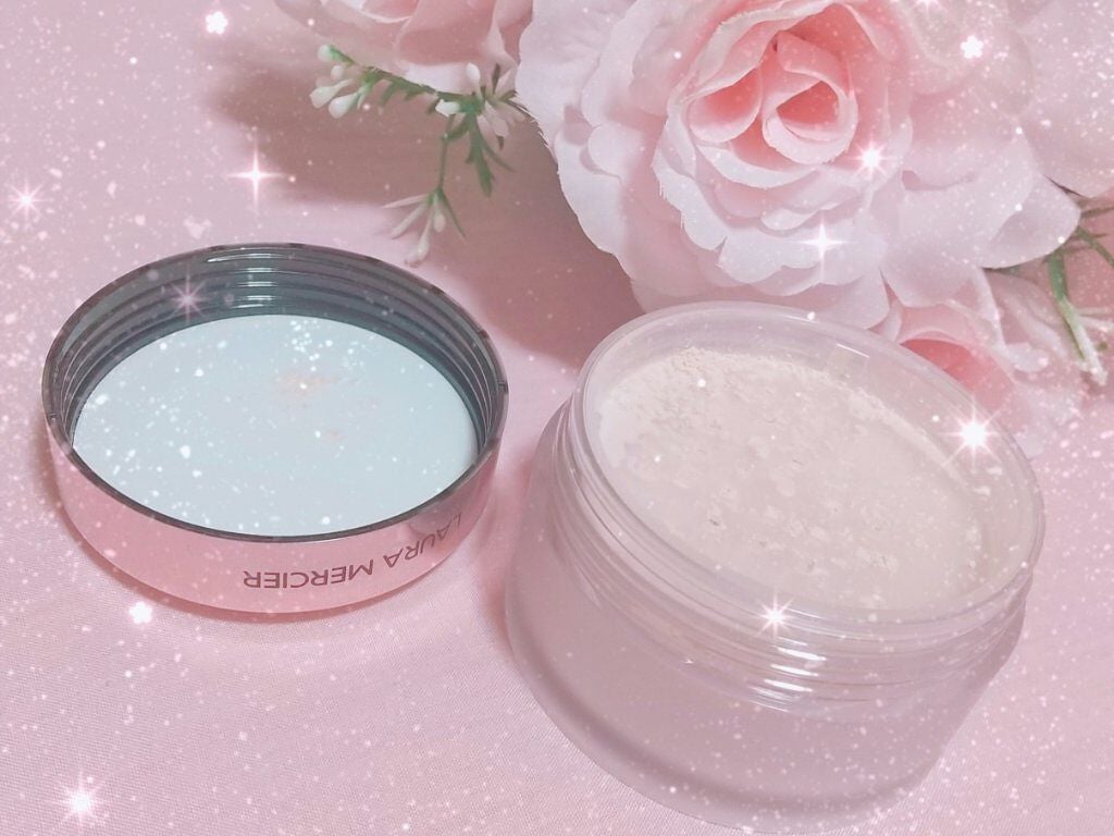 トランスルーセント ルース セッティング パウダー トーンアップ ローズ/ローラ メルシエ/ルースパウダーを使ったクチコミ(2枚目)