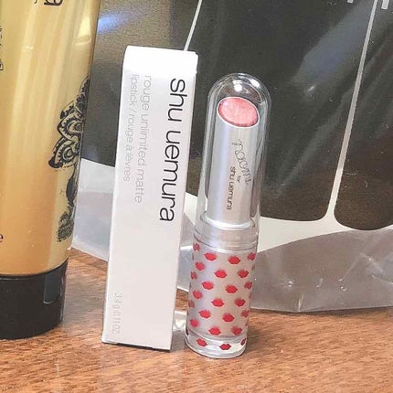 ルージュ アンリミテッド マット/shu uemura/口紅を使ったクチコミ(1枚目)