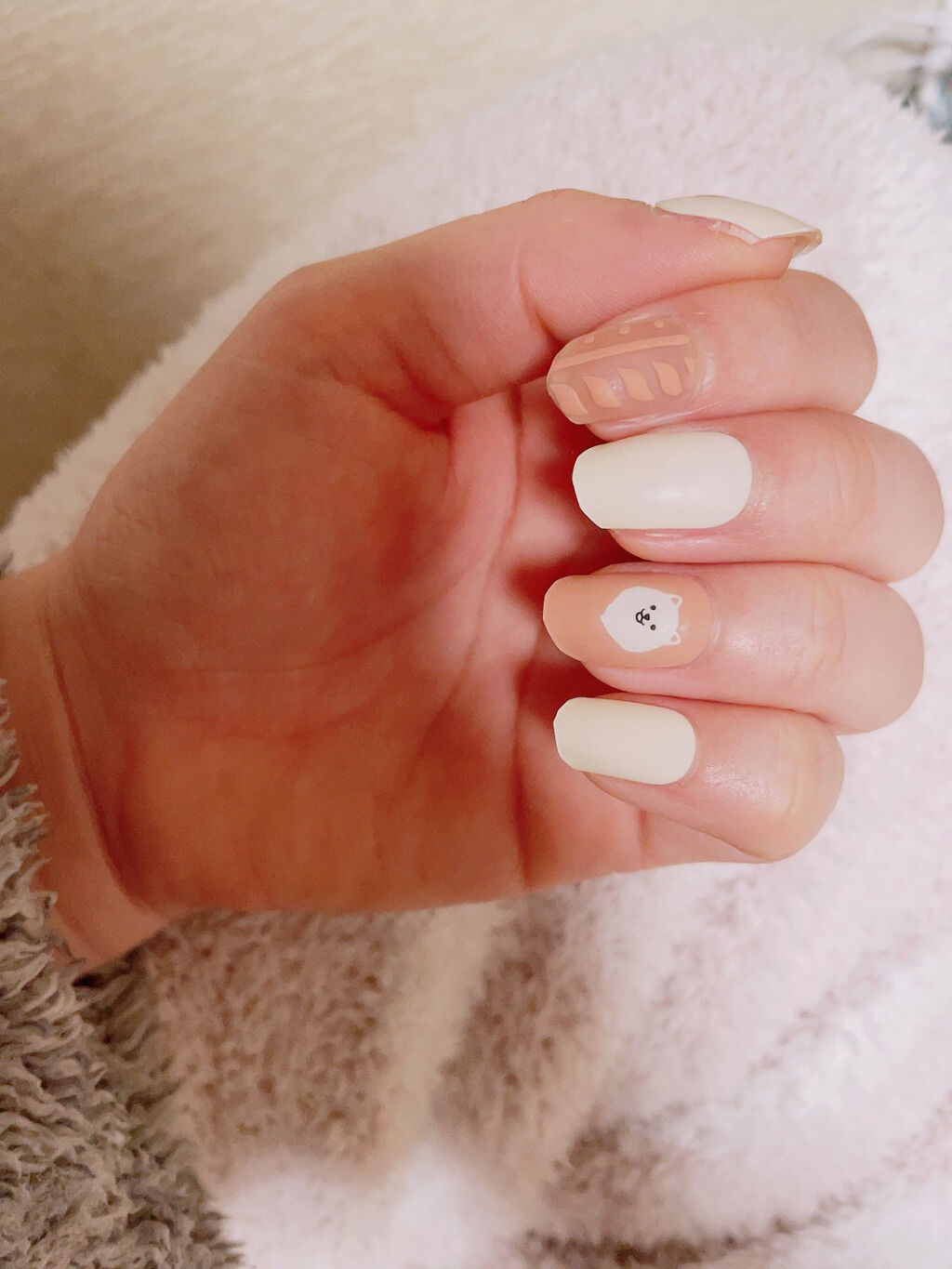 GLAZE グレーズ 半硬化タイプジェルネイルシール Silver Marble/DASHINGDIVA MAGICPRESS/ネイルシールを使ったクチコミ（3枚目）