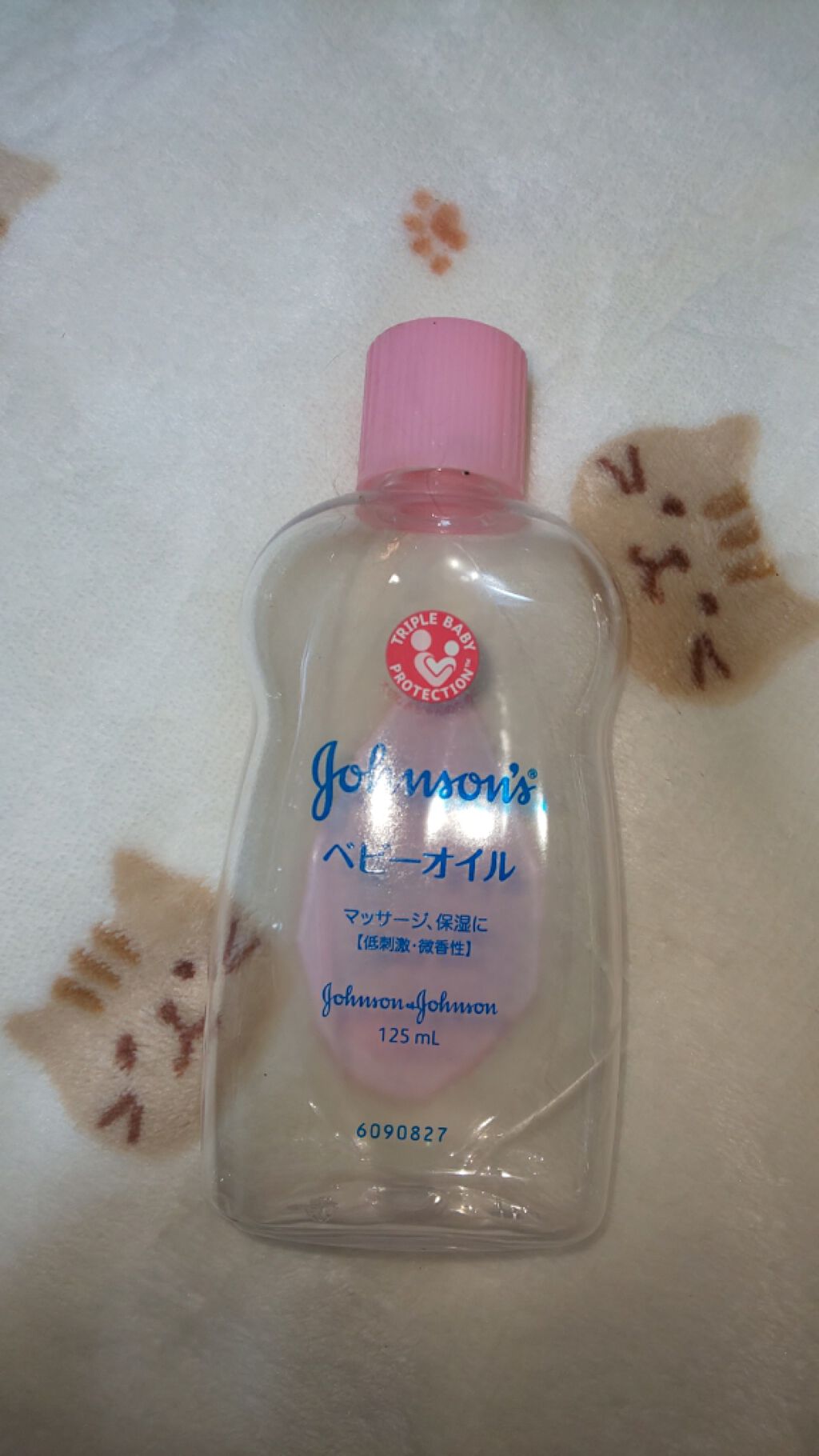 ジョンソンベビーオイル微香性/ジョンソンベビー/ボディオイルを使ったクチコミ（1枚目）