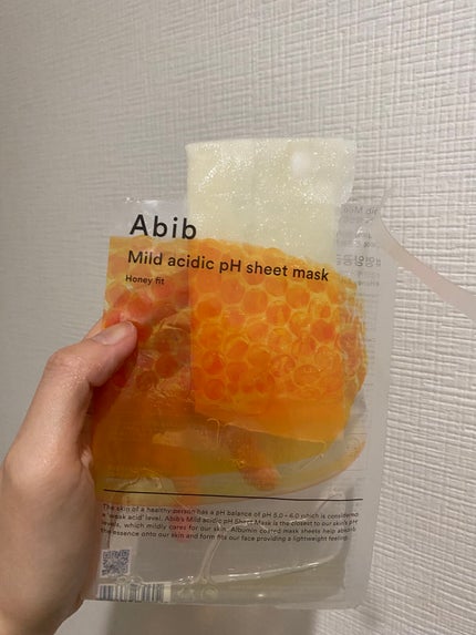 弱酸性pHシートマスク ハニーフィット/Abib /シートマスク・パックを使ったクチコミ(3枚目)