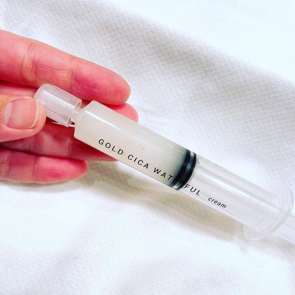 ゴールドシカウォーターフルクリーム/MIDAMSU/フェイスクリームを使ったクチコミ（2枚目）