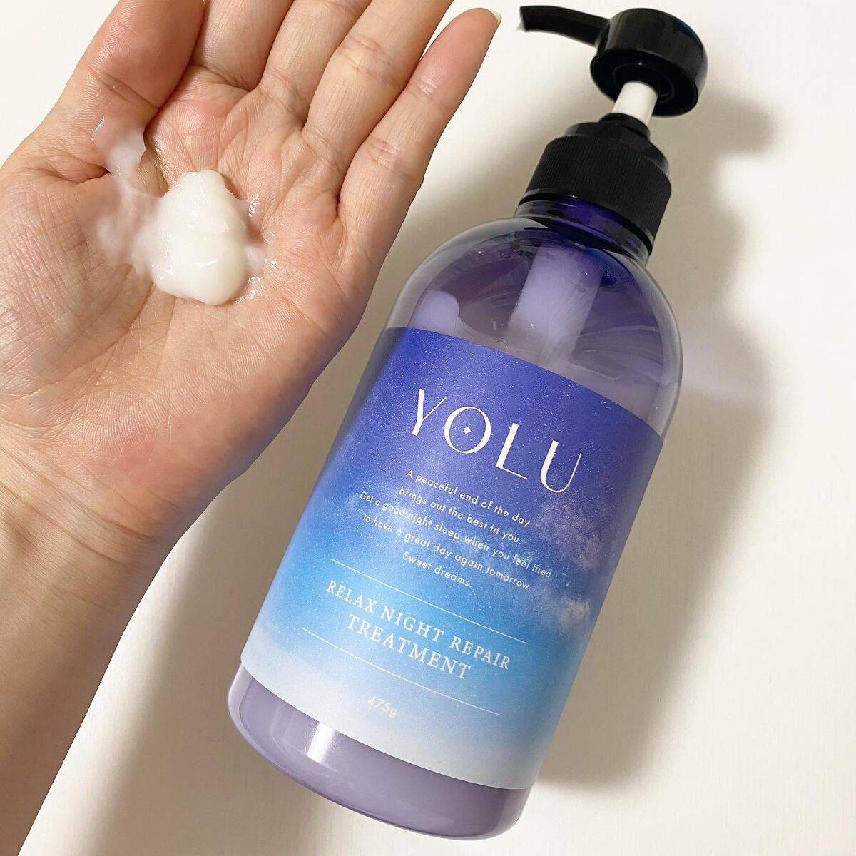 リラックスナイトリペア シャンプー/トリートメント/YOLU/市販シャンプーを使ったクチコミ(3枚目)