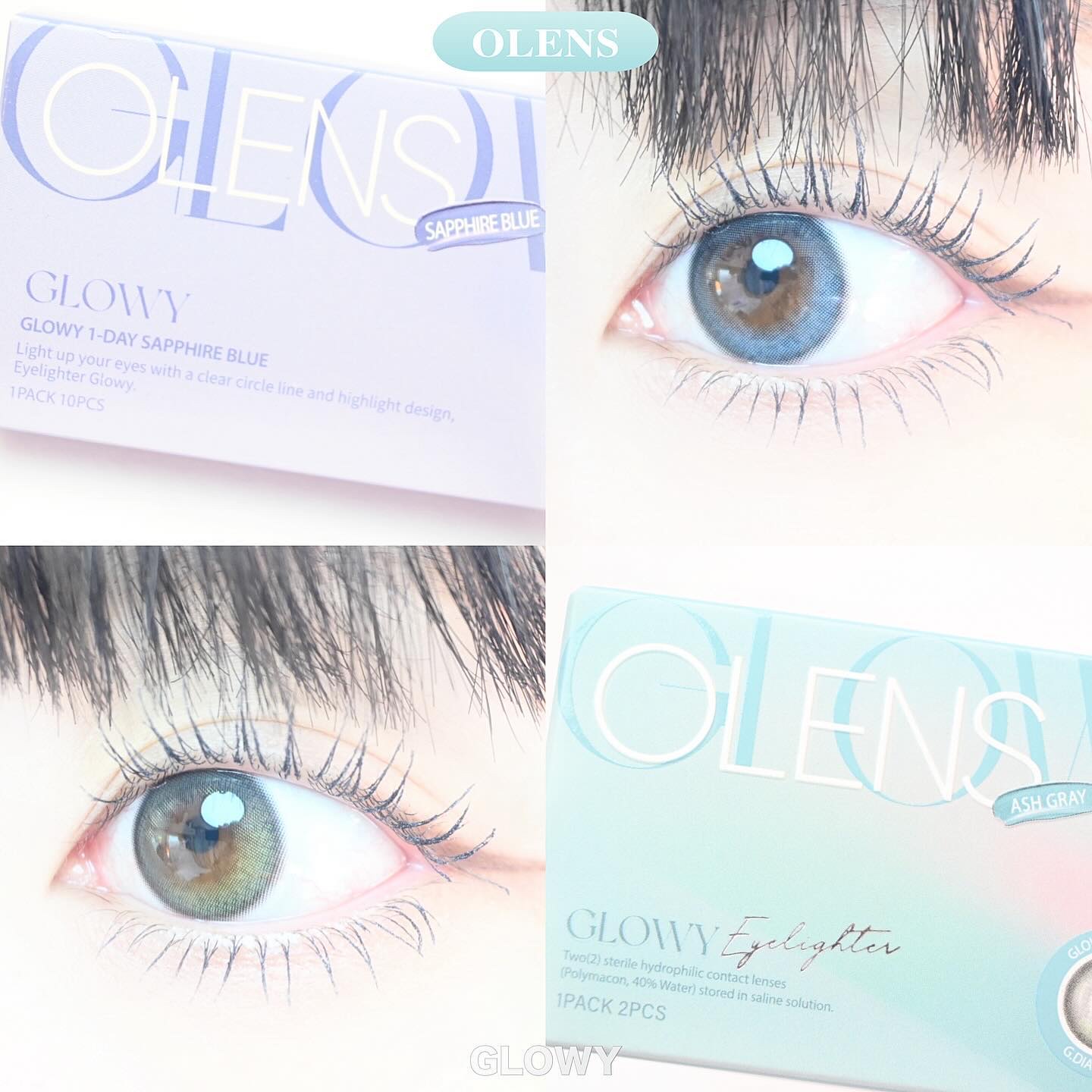 Glowy 1day/OLENS/ワンデー（１DAY）カラコンを使ったクチコミ（1枚目）