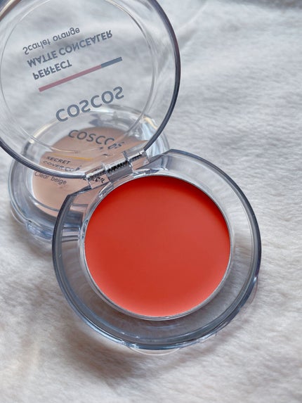 パーフェクトマットコンシーラー スカーレットオレンジ/COSCOS/クリームコンシーラーを使ったクチコミ(2枚目)