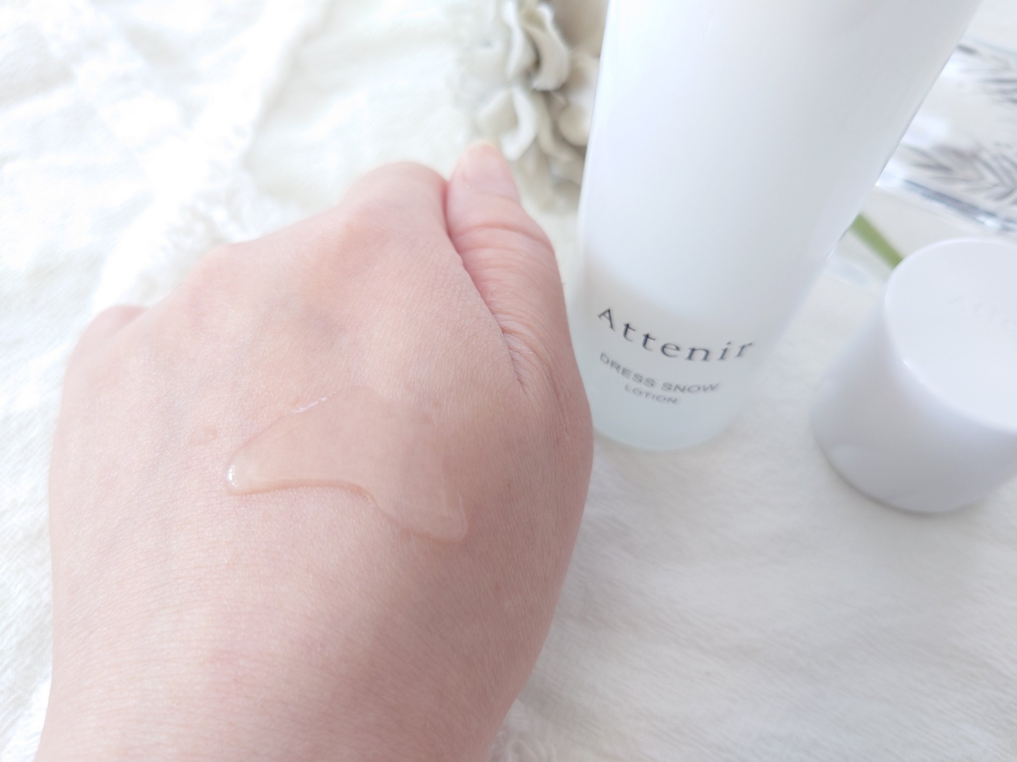 ドレススノー ローション【医薬部外品】 /アテニア/化粧水を使ったクチコミ（3枚目）
