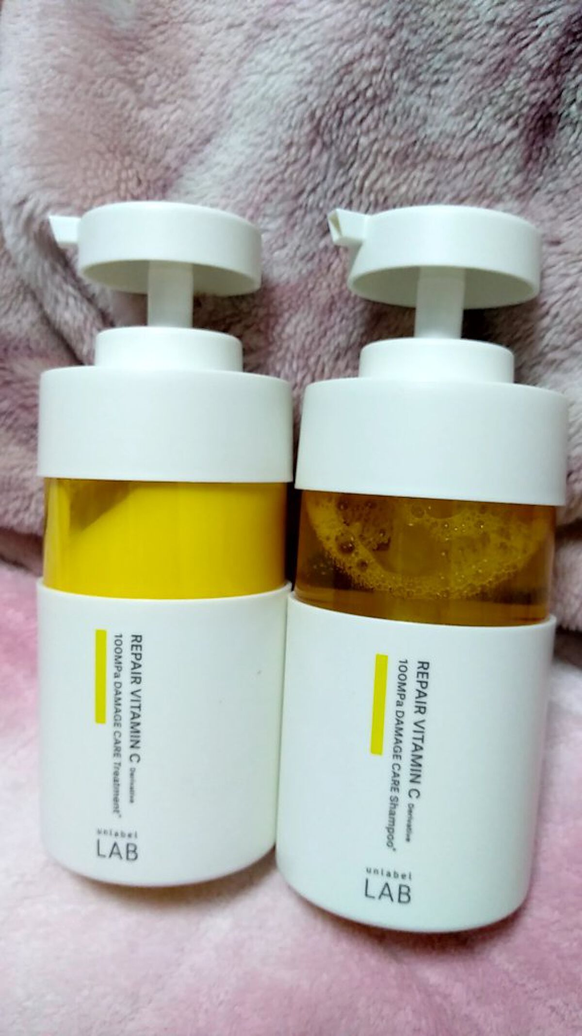 V リペア　シャンプー／ヘアトリートメント/unlabel/市販シャンプーを使ったクチコミ（1枚目）