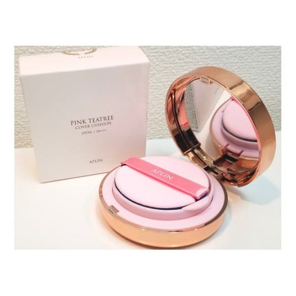 ピンクティーツリーカバークッション/APLIN/クッションファンデーションを使ったクチコミ(2枚目)