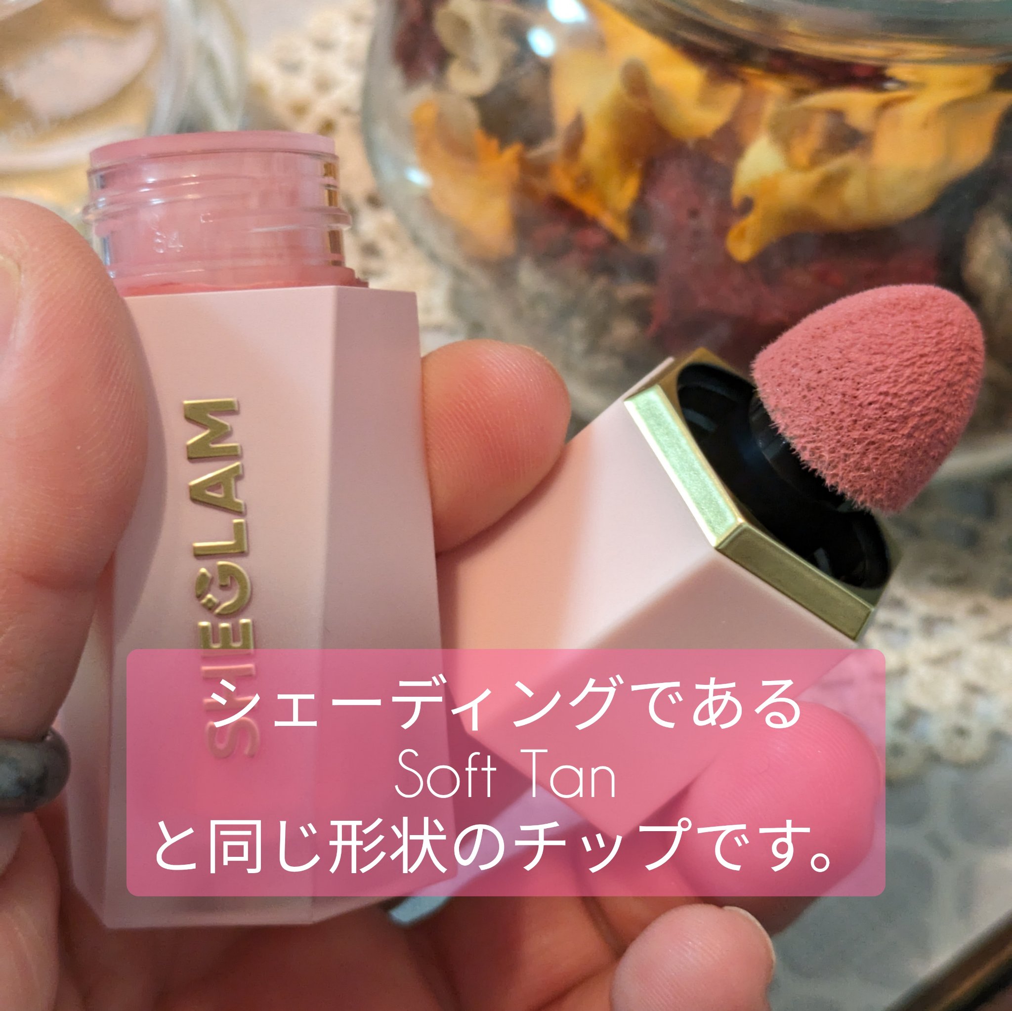 シーグラム カラーブルーム リキッドブラッシュ/SHEGLAM/リキッドチークを使ったクチコミ（2枚目）