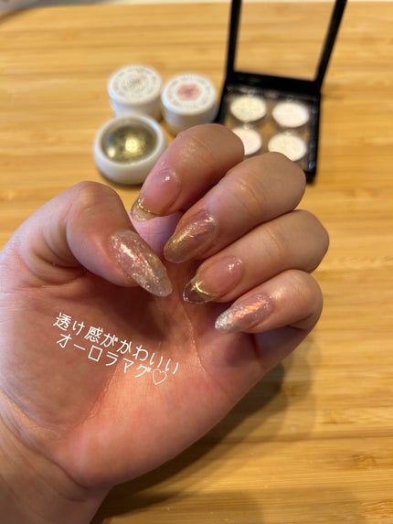 #セルフネイル,#マグネットネイル,#フレンチネイル,#ニュアンスネイルのネイルデザイン